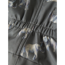 NAME IT Softshell Bukser Alfa08 Bib Quiet Shade Elephant